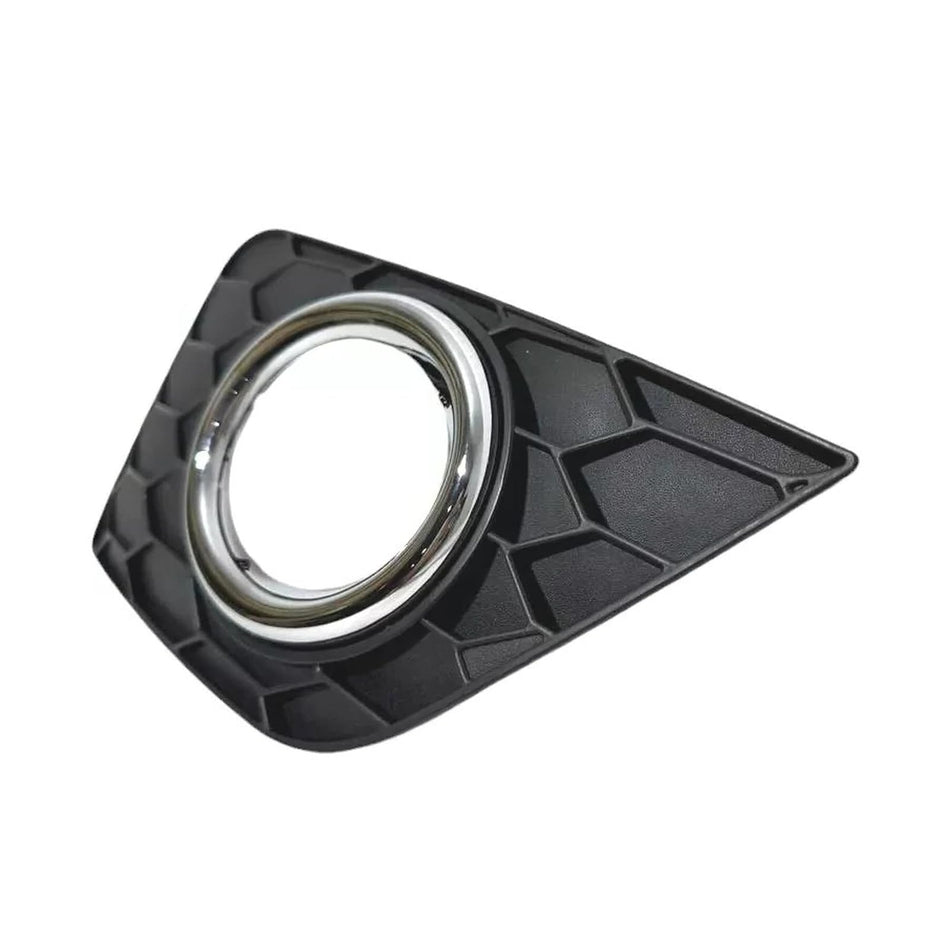 DAT AUTO PARTS Front Right Passenger Side Bumper Cover Molding Bezel, Fits 2016-2019 Nissan Sentra, Made of Plastic, Matte Black & Chrome Finish, N...