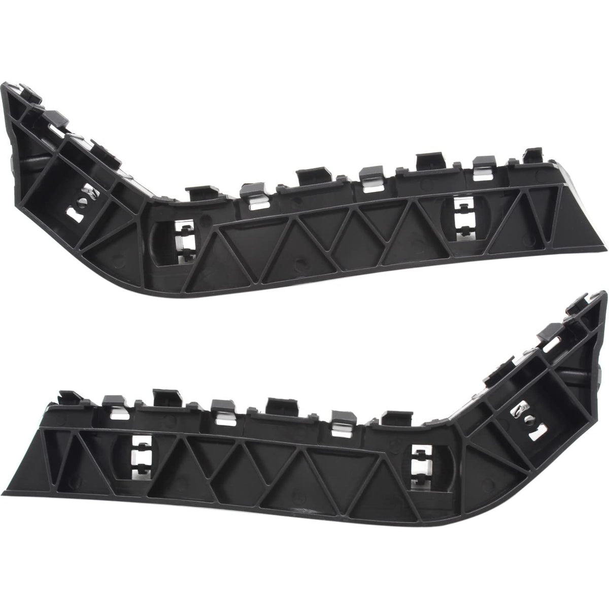 Front Driver & Passenger Set Of 2 Bumper Cover Support Bracket Mount Retainer Spacer Brace Pair Replacement For 2016-2021 Honda Civic Sedan 2016-20...