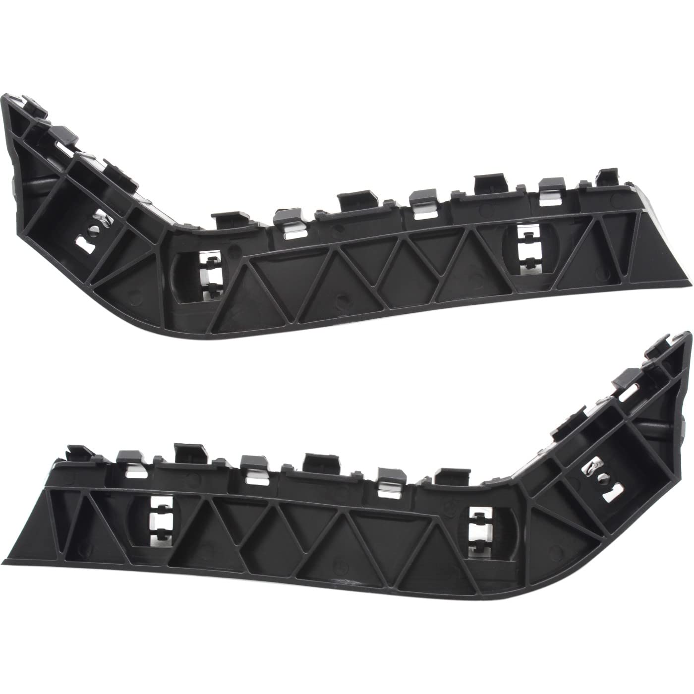 Front Driver & Passenger Set Of 2 Bumper Cover Support Bracket Mount Retainer Spacer Brace Pair Replacement For 2016-2021 Honda Civic Sedan 2016-20...