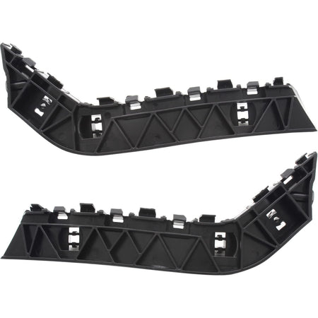 Front Driver & Passenger Set Of 2 Bumper Cover Support Bracket Mount Retainer Spacer Brace Pair Replacement For 2016-2021 Honda Civic Sedan 2016-20...