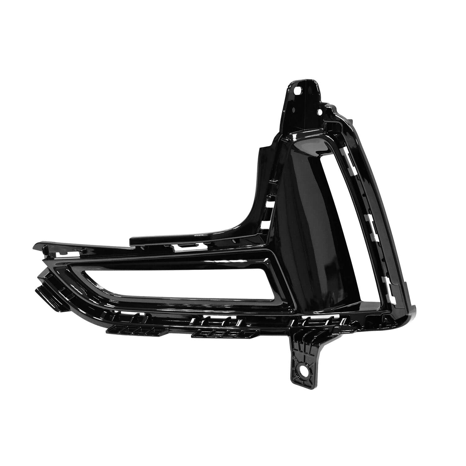 DAT AUTO PARTS Front Left Driver Side Fog Light Bumper Cover Bezel Trim Grille Molding Insert Replacement For 2022 - 2023 Kia Carnival Gloss-Black ...