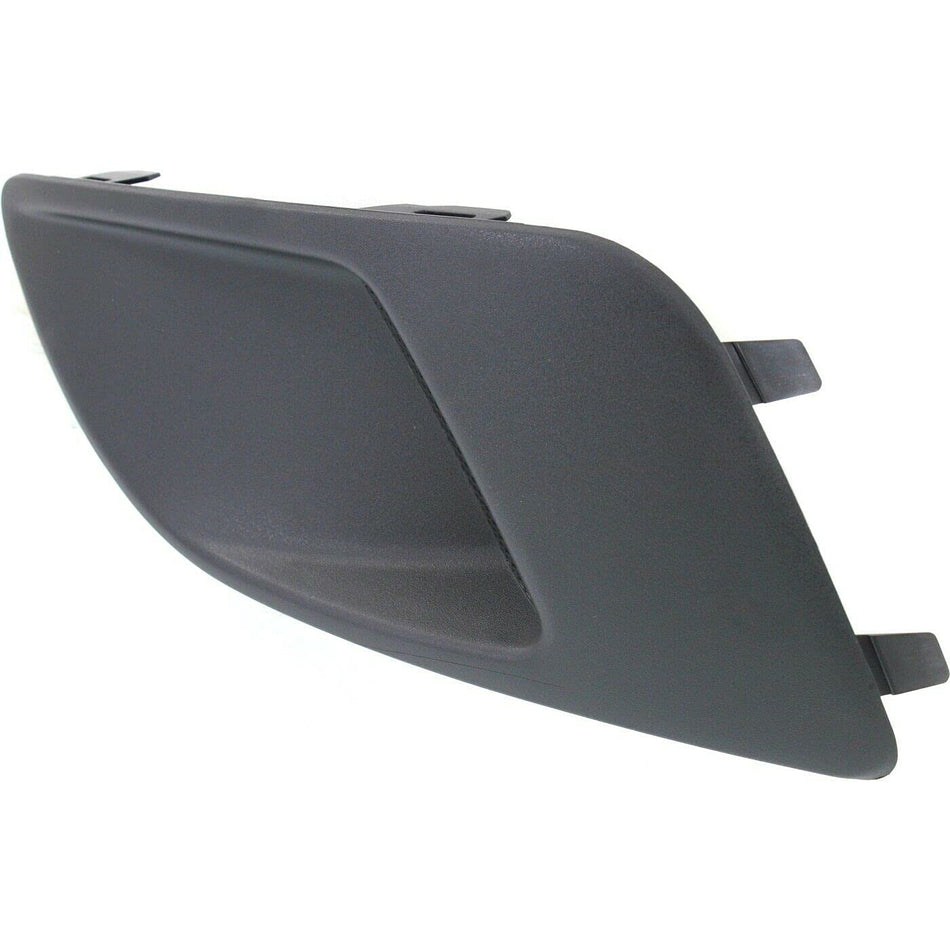 DAT AUTO PARTS Front Right Passenger Side Fog Light Hole Cover Trim Molding Bumper Insert Replacement For 2013-2018 Ford C-Max Black Textured Plast...