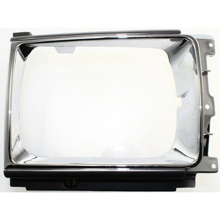 Front Right Passenger Side Head Light Headlight Door Molding Insert Headlamp Bezel Cover Grille Trim Replacement For 1986 1987 1988 1989 Toyota 4Ru...