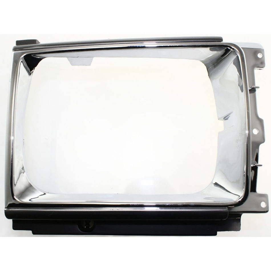 Front Right Passenger Side Head Light Headlight Door Molding Insert Headlamp Bezel Cover Grille Trim Replacement For 1986 1987 1988 1989 Toyota 4Ru...