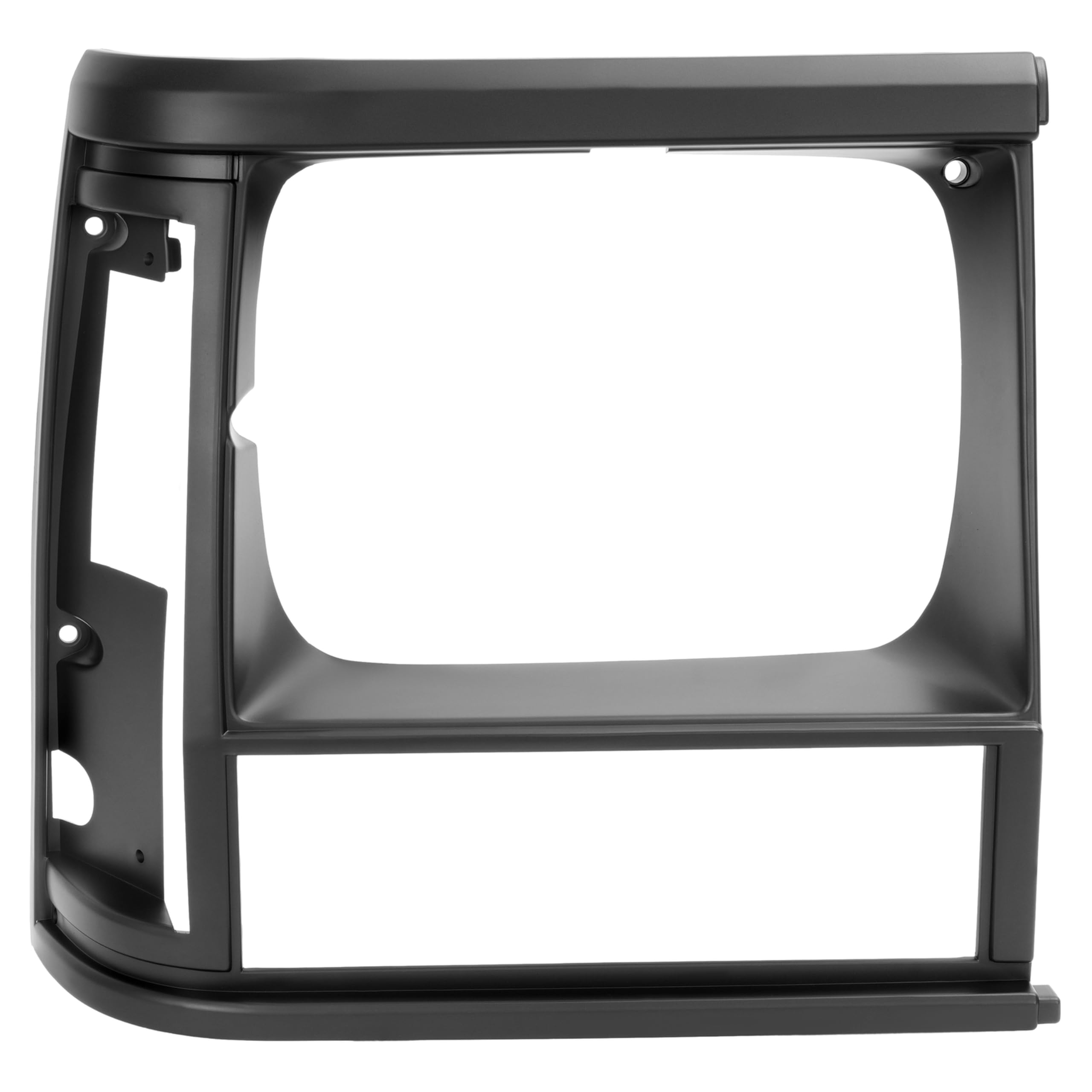 DAT AUTO PARTS Front Passenger Side HeadLight Door Grille Bezel Trim, For 1991-1992 Jeep Comanche, 1991-1996 Jeep Cherokee Midsize, Black/Paint To ...