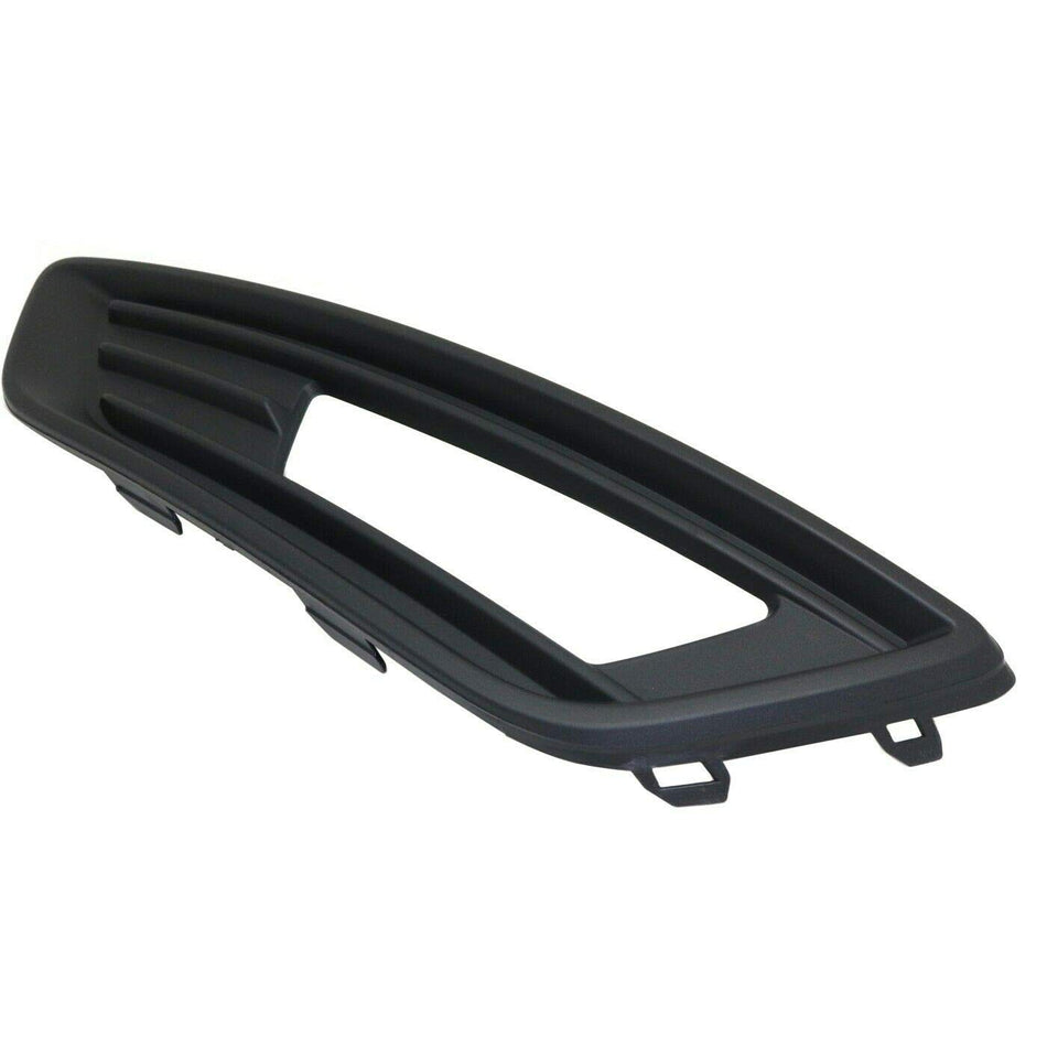 DAT AUTO PARTS Front Left Driver Side Fog Light Bezel Cover Trim Molding Bumper Insert Replacement For 2015-2018 Ford Focus S and SE Models Black T...