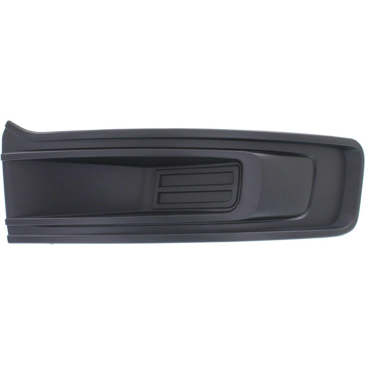 DAT AUTO PARTS Front Left Driver Side Fog Light Hole Cover Trim Molding Bumper Insert Replacement For 2013-2019 Ford Flex Black Textured Plastic FO...