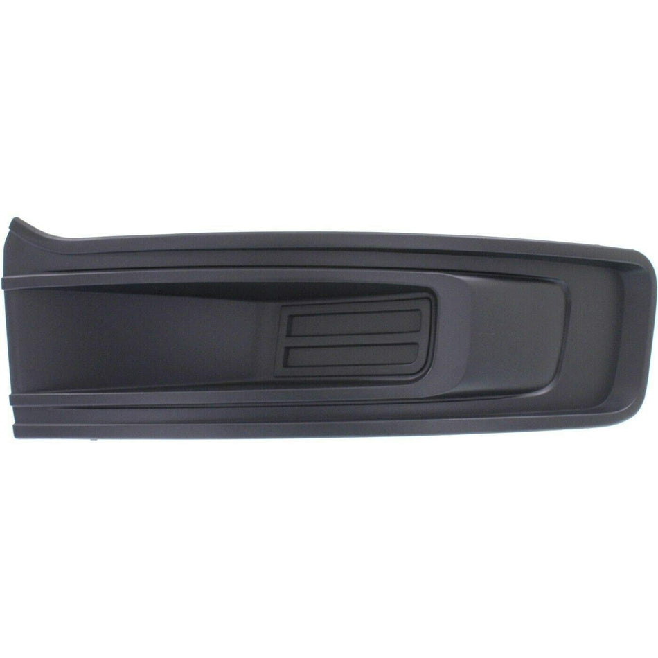 DAT AUTO PARTS Front Left Driver Side Fog Light Hole Cover Trim Molding Bumper Insert Replacement For 2013-2019 Ford Flex Black Textured Plastic FO...
