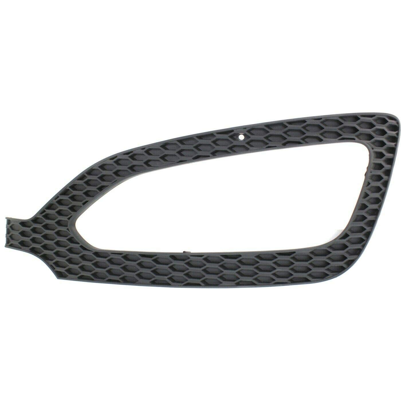 DAT AUTO PARTS Front Left Driver Side Fog Light Hole Bezel Lamp Cover Trim Molding Bumper Insert Replacement For 2013 2014 2015 2016 Hyundai Santa ...