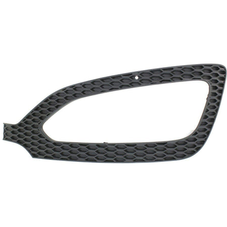 DAT AUTO PARTS Front Left Driver Side Fog Light Hole Bezel Lamp Cover Trim Molding Bumper Insert Replacement For 2013 2014 2015 2016 Hyundai Santa ...
