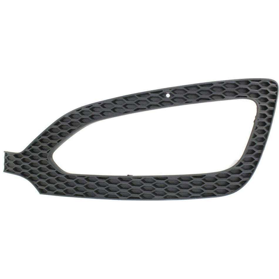 DAT AUTO PARTS Front Left Driver Side Fog Light Hole Bezel Lamp Cover Trim Molding Bumper Insert Replacement For 2013 2014 2015 2016 Hyundai Santa ...