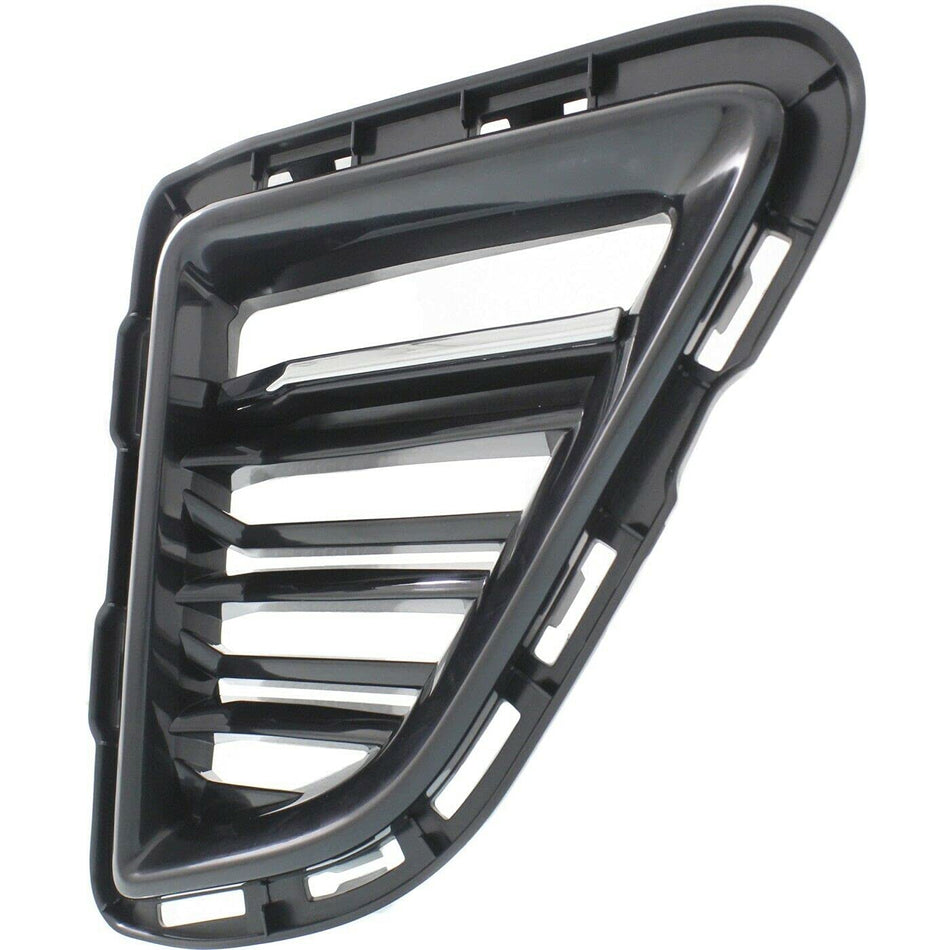 DAT AUTO PARTS Front Right Passenger Side Fog Light Cover Grille Molding Bumper Insert Replacement For 2016-2018 Chevrolet Camaro SS Black Textured...