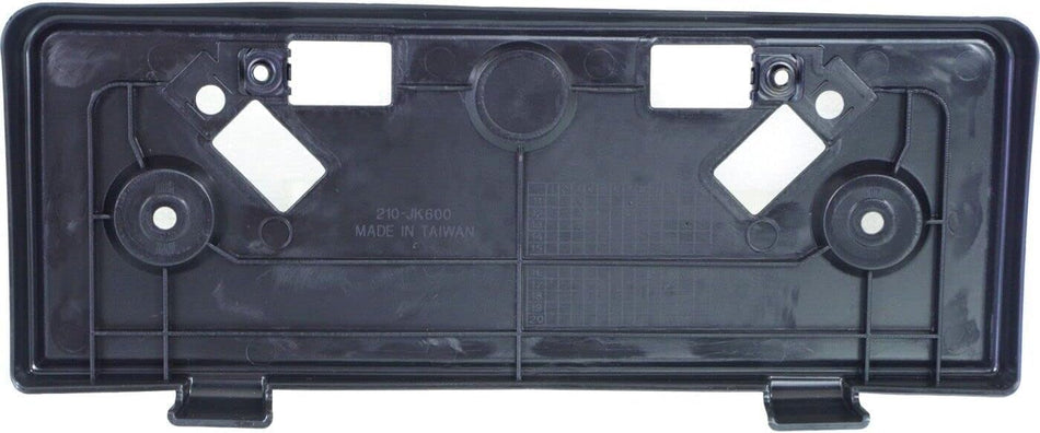 DAT AUTO PARTS Front Bumper License Plate Bracket Replacement for 2007-2008 Infinity G35 and 2009 Infinity G37 Without Sport Package Black Textured...