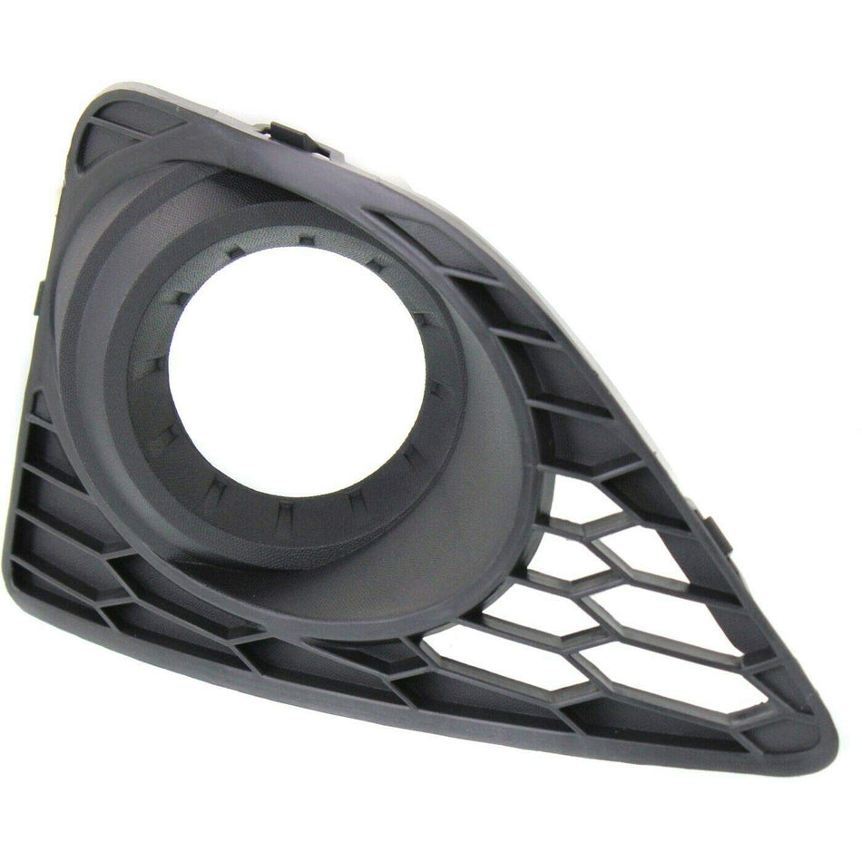 DAT AUTO PARTS Front Left Driver Side Fog Lamp Light Hole Bezel Cover Insert Replacement For 2010-2012 Ford Fusion & Hybrid Black Textured Plastic ...