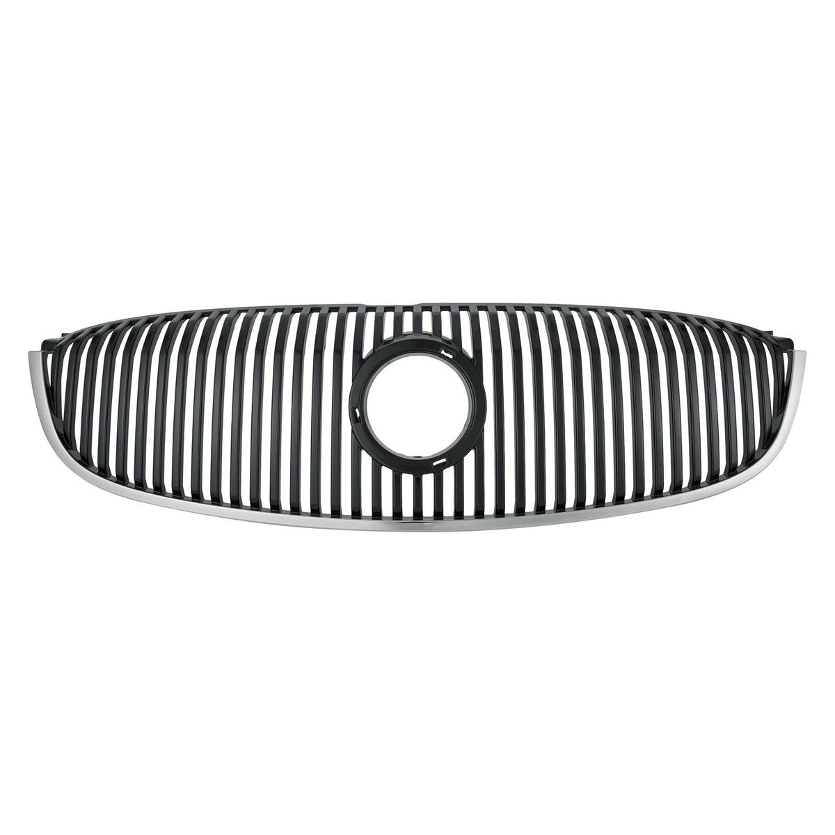 DAT AUTO PARTS Front Bumper Grille Grill Assembly Insert Panel Replacement for 2006-2008 Buick Lucerne CXL CXS Models Smoke Chrome Smooth Durable P...