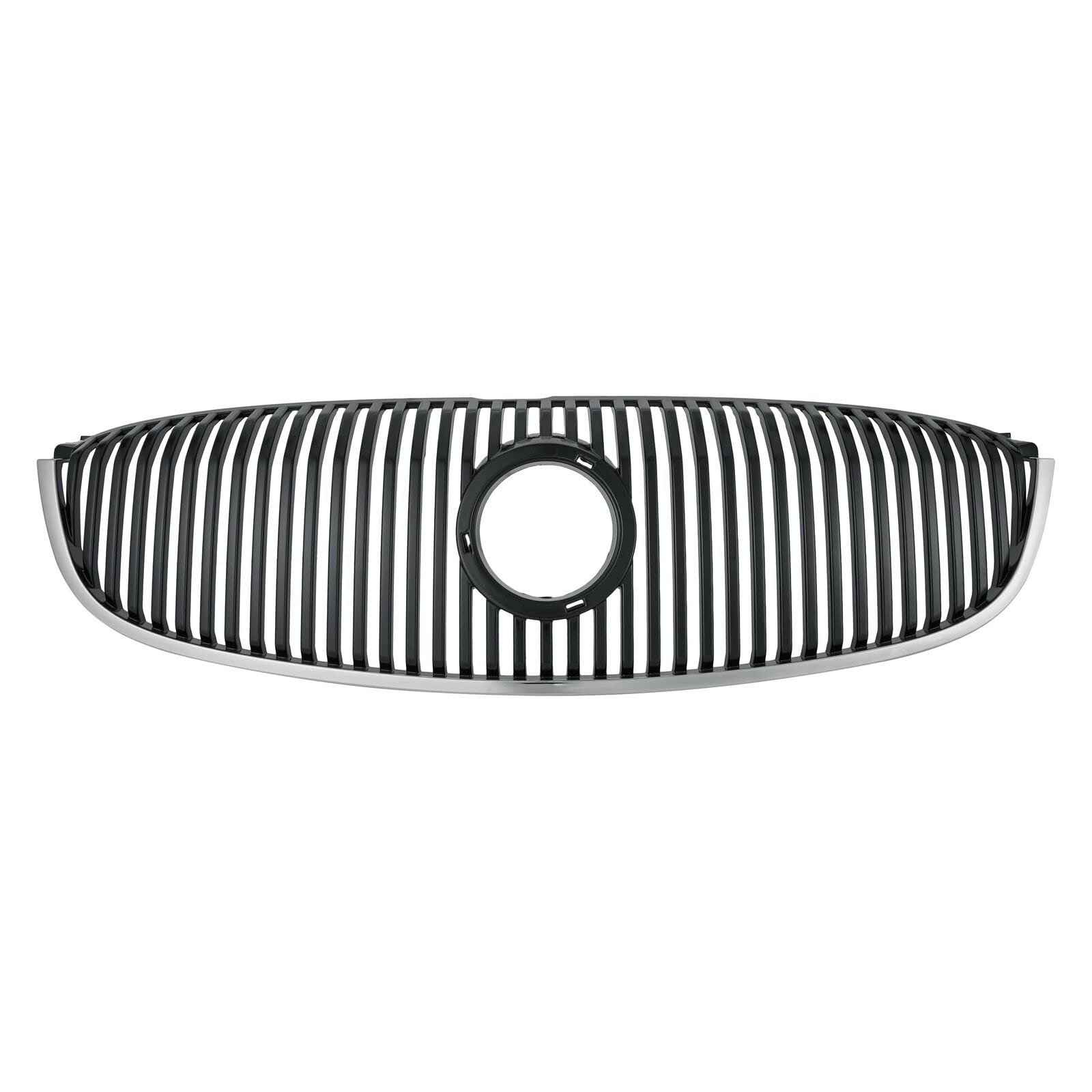 DAT AUTO PARTS Front Bumper Grille Grill Assembly Insert Panel Replacement for 2006-2008 Buick Lucerne CXL CXS Models Smoke Chrome Smooth Durable P...