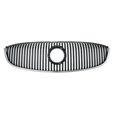DAT AUTO PARTS Front Bumper Grille Grill Assembly Insert Panel Replacement for 2006-2008 Buick Lucerne CXL CXS Models Smoke Chrome Smooth Durable P...
