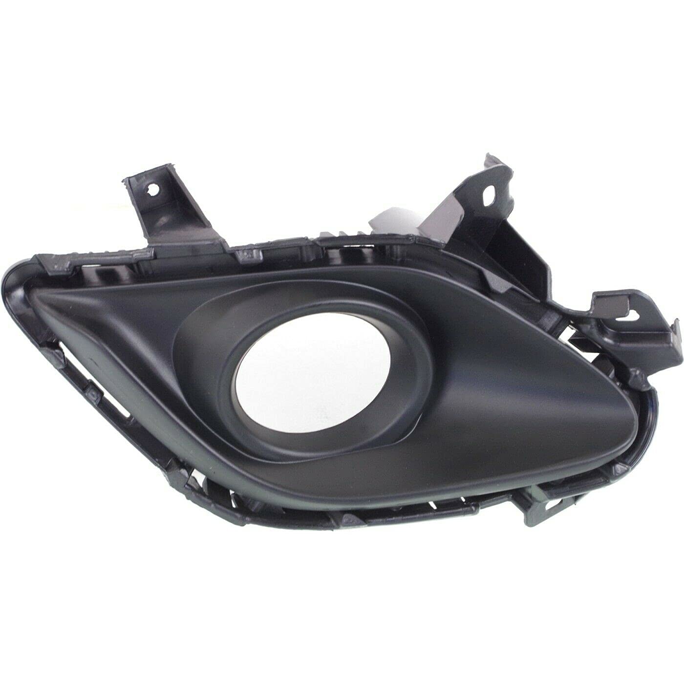 DAT AUTO PARTS Front Left Driver Side Bumper Cover Fog Light Bezel Trim Replacement for 2014-2016 Mazda 6 W/O LED Lamps Black Textured MA1038121 GH...