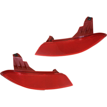 DAT AUTO PARTS Rear Left Driver & Right Passenger Side, SET OF 2, Bumper Reflector, Fits 2016-2022 Honda HRV, Plastic Red Lense, HO1184109 HO118510...