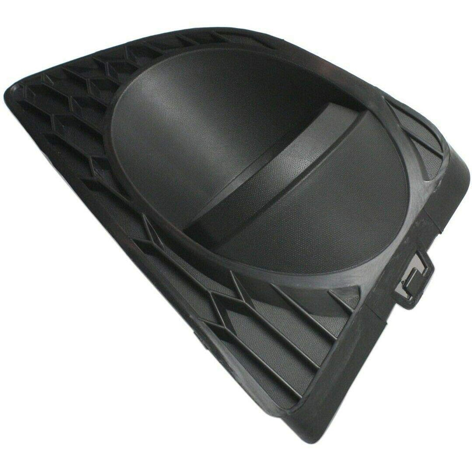 DAT AUTO PARTS Front Left Driver Side Fog Light Bezel Hole Cover Trim Bumper Insert Replacement For 2010 2011 2012 Ford Fusion SEL and Hybrid Black...