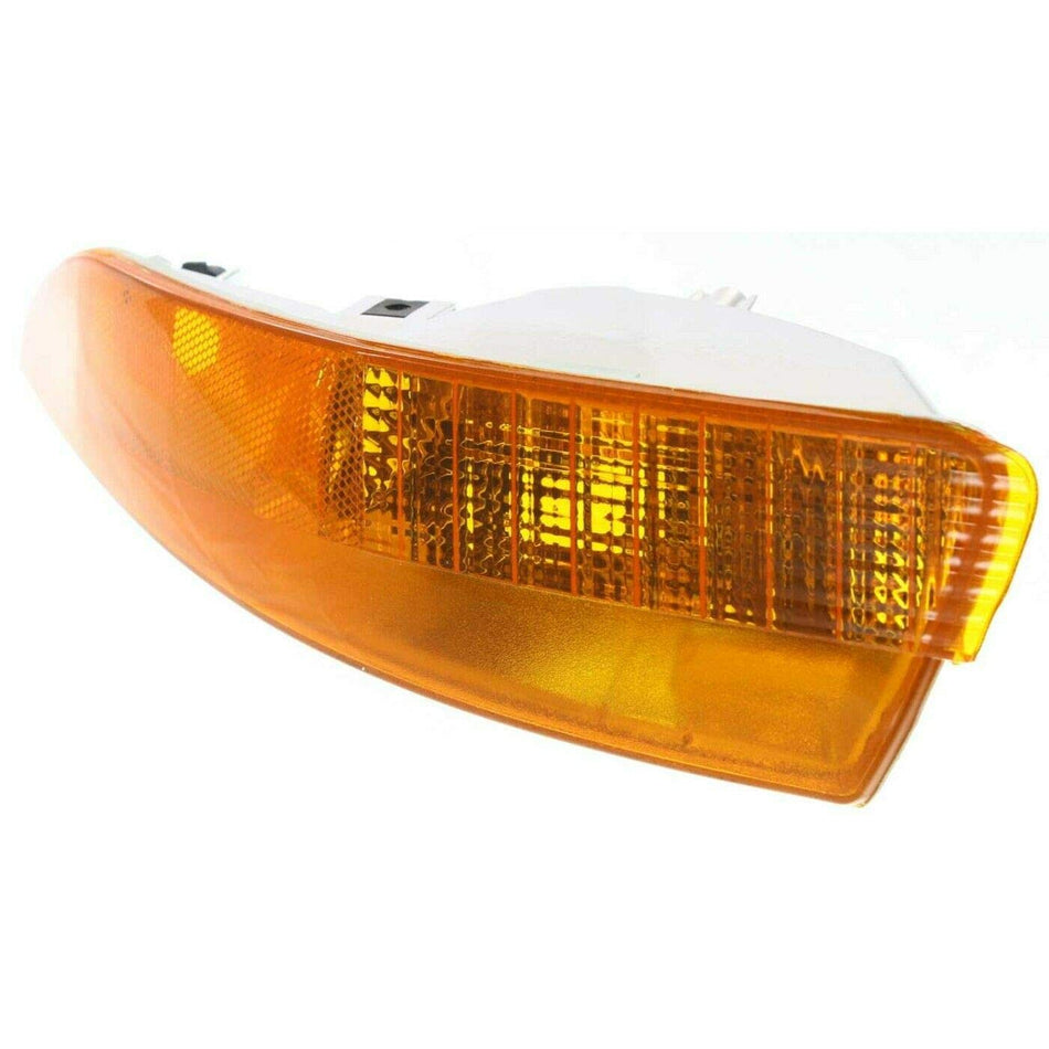 DAT AUTO PARTS Front Left Driver Side Parking Turn Signal Light Assembly and Housing Bumper Marker Lamp Replacement for 1993-2002 Chevy Chevrolet C...