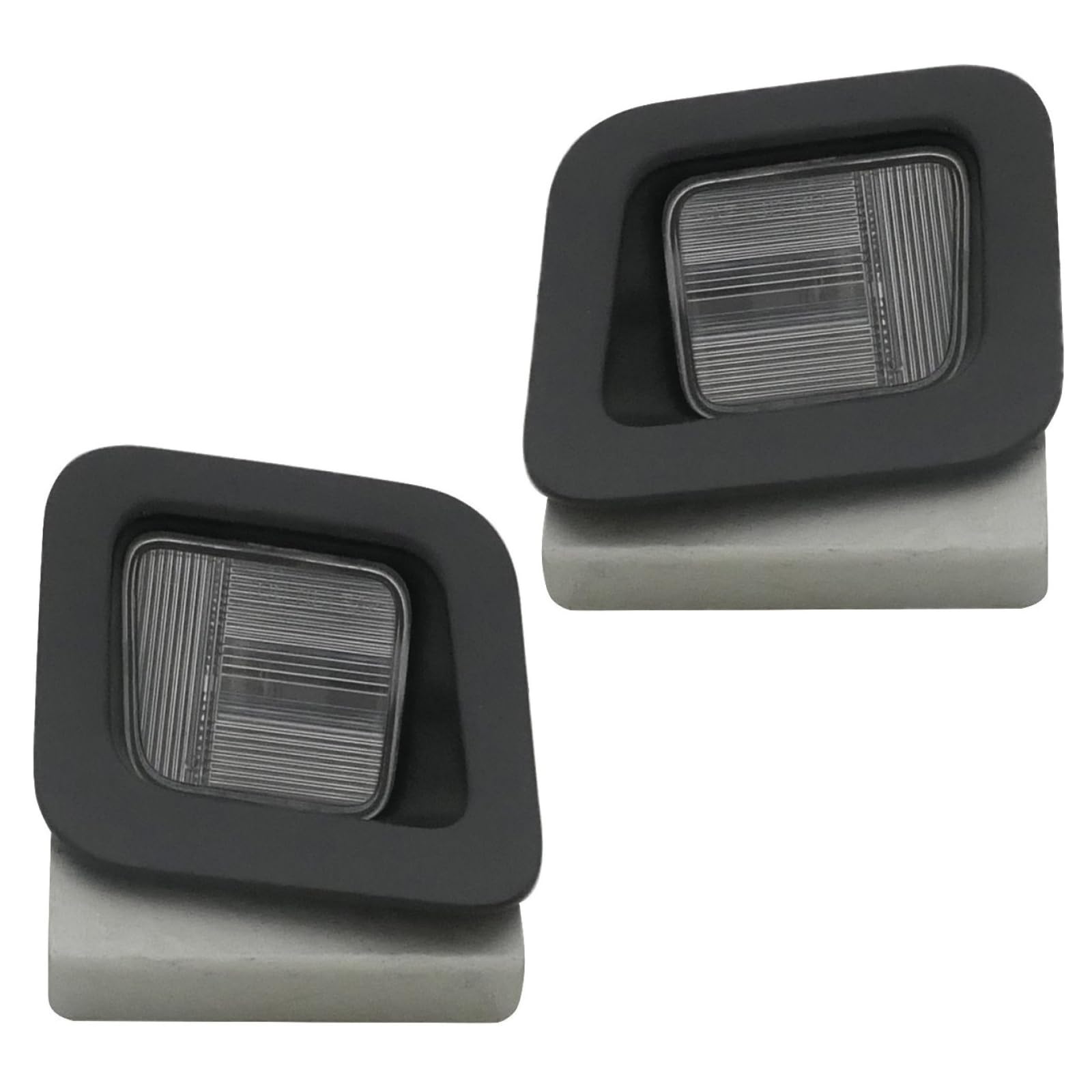 Rear Left & Right Side PAIR License Plate Light Assembly, For 2002–2024 Dodge Ram 1500 2500 3500 & 2019–2024 Ram 1500 Classic (Includes Mega Cab Mo...