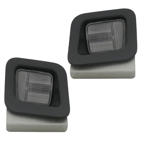 Rear Left & Right Side PAIR License Plate Light Assembly, For 2002–2024 Dodge Ram 1500 2500 3500 & 2019–2024 Ram 1500 Classic (Includes Mega Cab Mo...