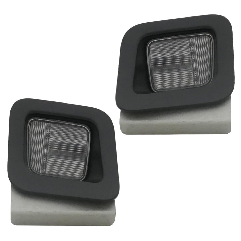 Rear Left & Right Side PAIR License Plate Light Assembly, For 2002–2024 Dodge Ram 1500 2500 3500 & 2019–2024 Ram 1500 Classic (Includes Mega Cab Mo...