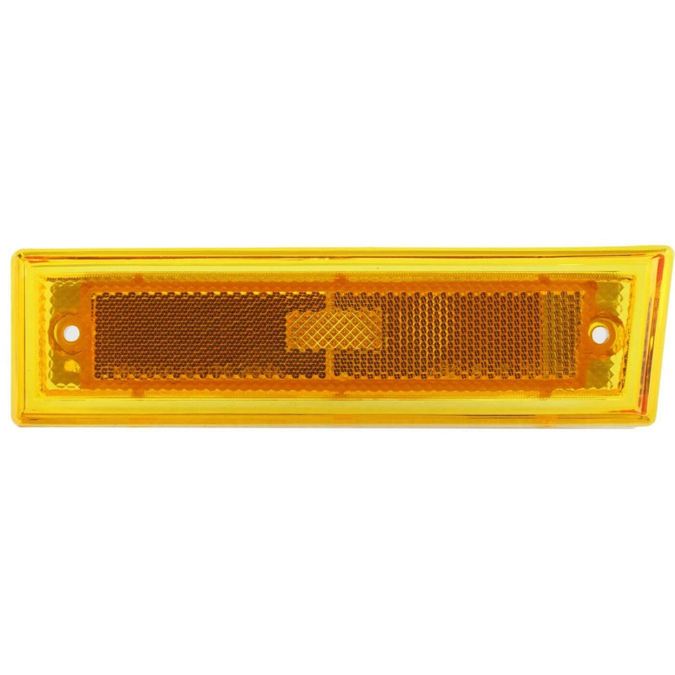 DAT AUTO PARTS Front Left Driver Side Corner Marker Light Reflector Parking Lamp Assembly Replacement For 1981-1991 Chevy Suburban Blazer Pickup GM...