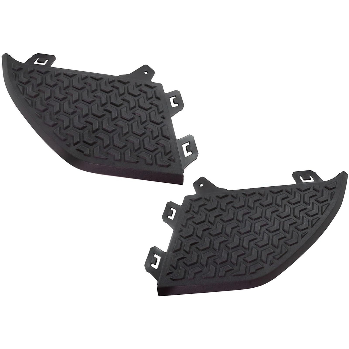 Rear Left & Right PAIR Outer Bumper Corner Insert Step Pad, Fits 2019–2026 Chevy Silverado & GMC Sierra 1500 2500HD 3500HD, Denali & 2022 Limited M...