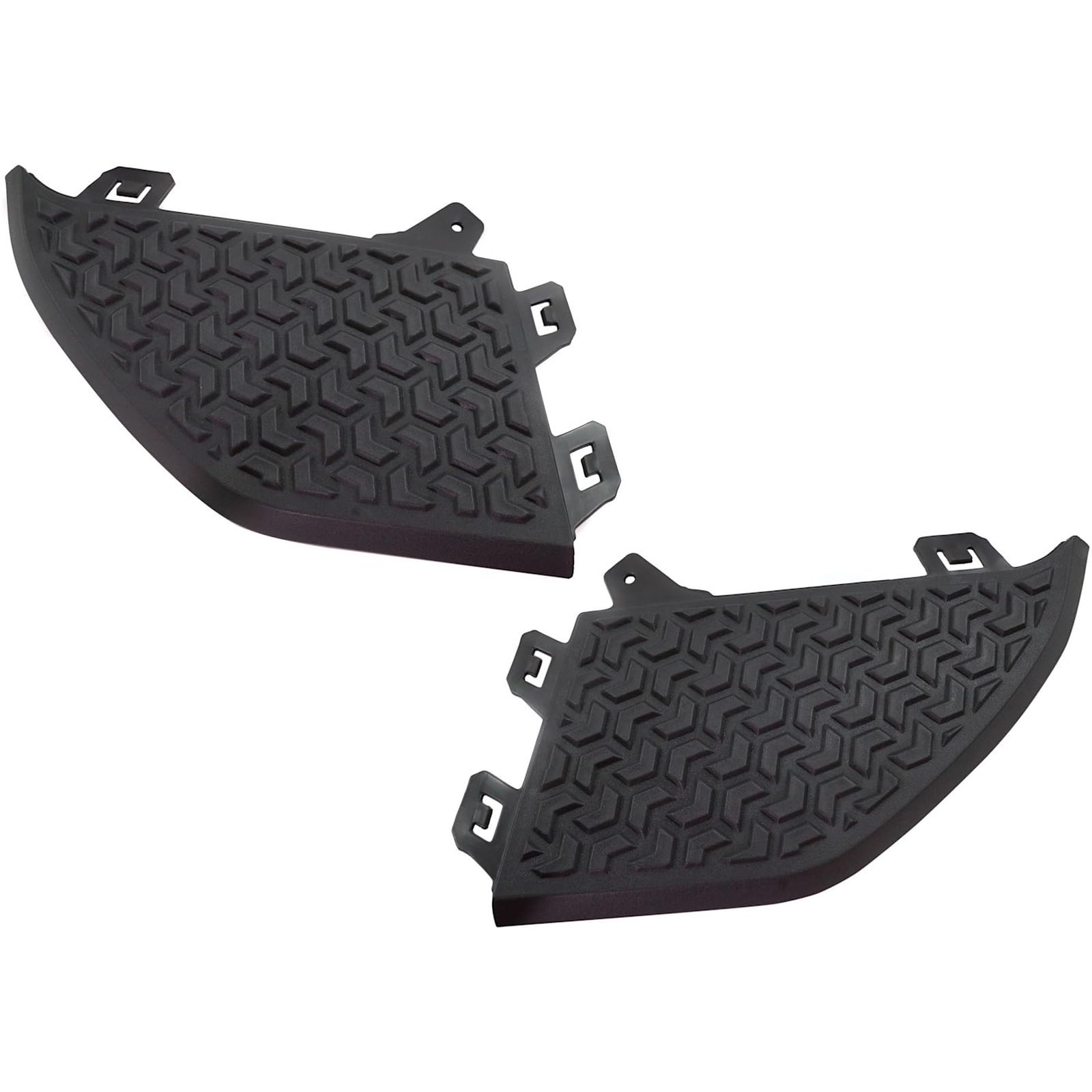 Rear Left & Right PAIR Outer Bumper Corner Insert Step Pad, Fits 2019–2026 Chevy Silverado & GMC Sierra 1500 2500HD 3500HD, Denali & 2022 Limited M...