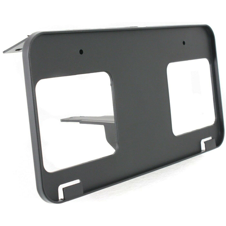Front Bumper License Plate Frame Tag Mounting Bracket Holder Replacement For 1999-2004 Ford F150 Pickup Truck Light Duty Crew Cab Models Black Text...