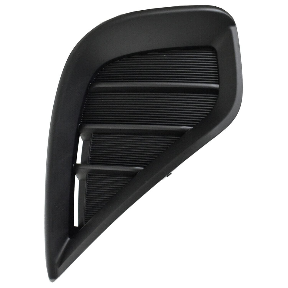 DAT AUTO PARTS Right Front Passenger Side Fog Light Cover Replacement for 20-21 Toyota Highlander Black Textured Black Textured EXCEPT XSE MODELS T...