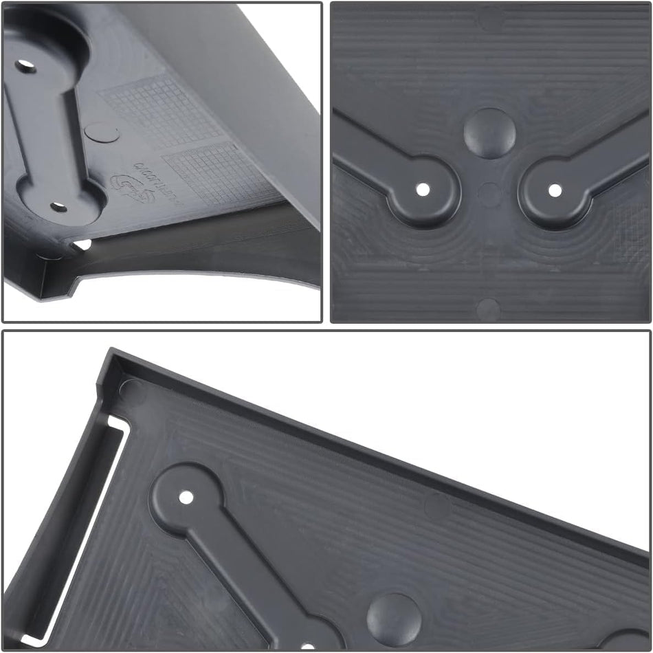 DAT AUTO PARTS Front License Plate Bracket Frame Cover Tag Holder Replacement for 2017-2020 Chevrolet Colorado Pickup Truck ZR2 Models Black Textur...