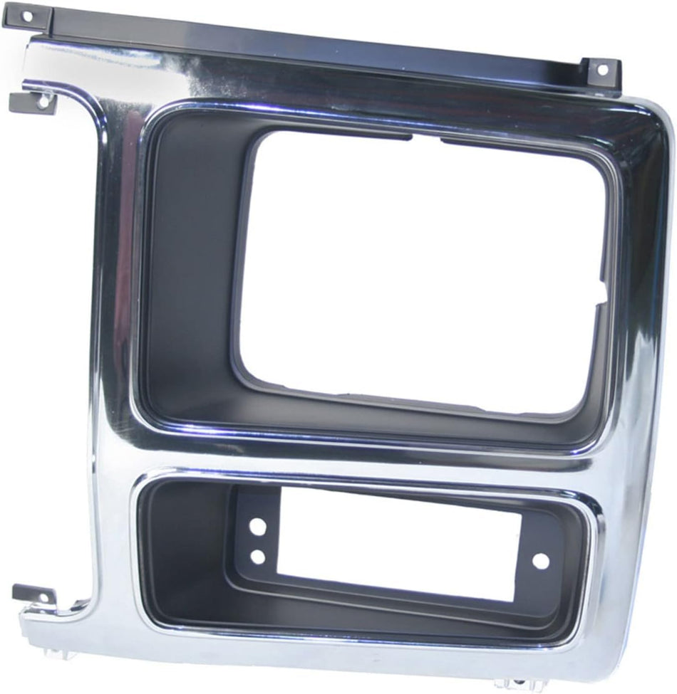 Driver and Passenger Side Headlight Door Bezel Grille Bracket Set of 2 Fits 1980-1986 Ford Bronco F150 Driver Passenger Side FO2512148