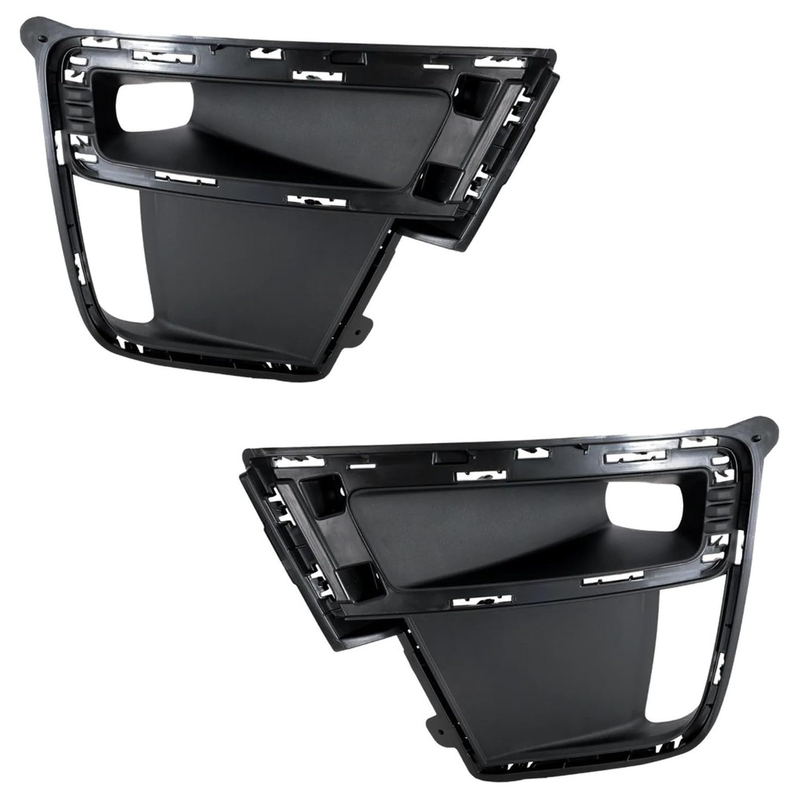 Front Left & Right Side PAIR Bumper Cover Molding Bezel For 2022-2024 Ford Expedition & Max, As OEM Will Not Include Trim Molding, Textured Black P...