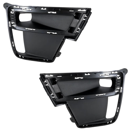 Front Left & Right Side PAIR Bumper Cover Molding Bezel For 2022-2024 Ford Expedition & Max, As OEM Will Not Include Trim Molding, Textured Black P...