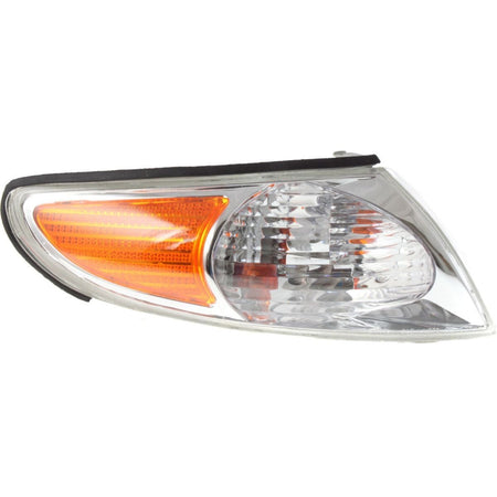 DAT AUTO PARTS Front Right Passenger Side Parking Light Lens & Housing Assembly Replacement For 2002 - 2003 Toyota Solara Amber & Clear Lens TO2521...
