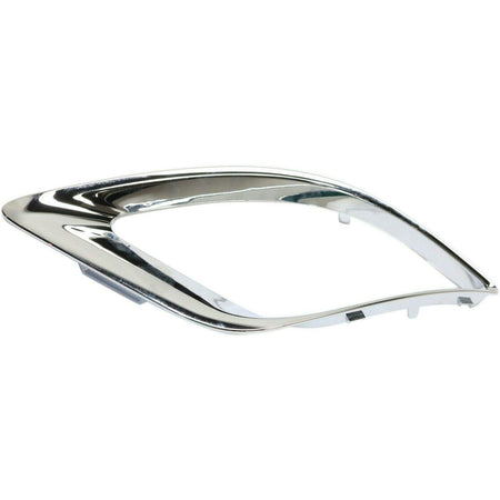 DAT AUTO PARTS Front Left Driver Side Fog Light Cover Bezel Trim Replacement For 2014-2020 Dodge Durango Except 2018-2020 SRT/RT Models Silver Chro...