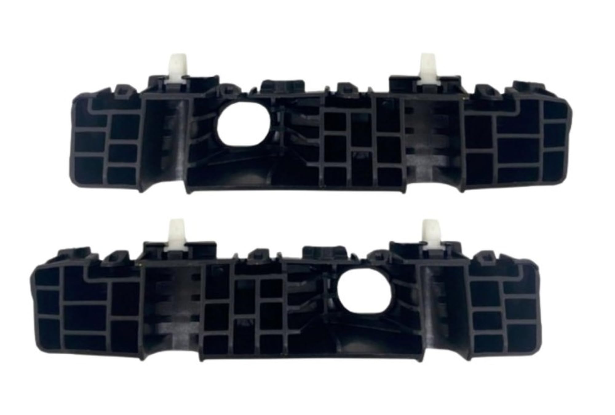 DAT AUTO PARTS Front Driver & Passenger Side SET OF 2, Outer Bumper Cover Support Bracket Retainer, 2022-2024 Kia Forte, Durable Textured Black Pla...