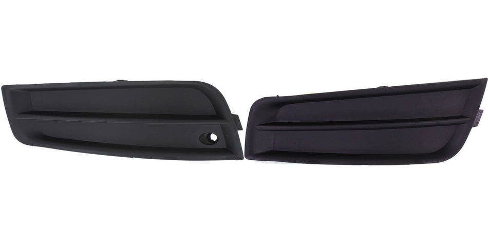 DAT AUTO PARTS Front Left Driver & Right Passenger Set Fog Light Hole Cover Molding Trim Insert Pair Replacement For 2011-2014 Chevy Cruze Except R...
