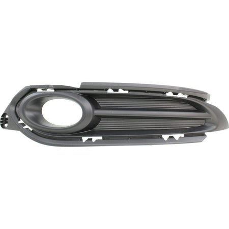 DAT AUTO PARTS Front Left Driver Side Fog Light Hole Bezel Lamp Cover Trim Molding Bumper Insert Replacement For 2016 2017 2018 Honda HRV Black Tex...