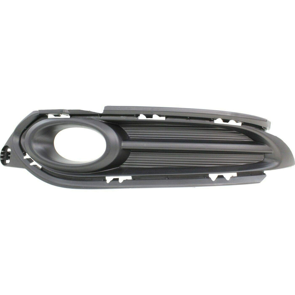 DAT AUTO PARTS Front Left Driver Side Fog Light Hole Bezel Lamp Cover Trim Molding Bumper Insert Replacement For 2016 2017 2018 Honda HRV Black Tex...