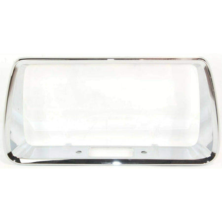 DAT AUTO PARTS Rear Bumper License Plate Frame Tag Mounting Bracket Holder Replacement for 2008 - 2012 Chevrolet Malibu Chrome Smooth Plastic GM116...