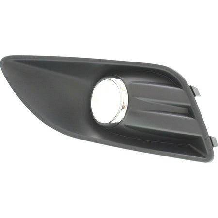 DAT AUTO PARTS Front Right Passenger Side Fog Light Bezel Cover Molding Bumper Insert Replacement For 2013-2018 Ford C-Max Black Textured Plastic w...