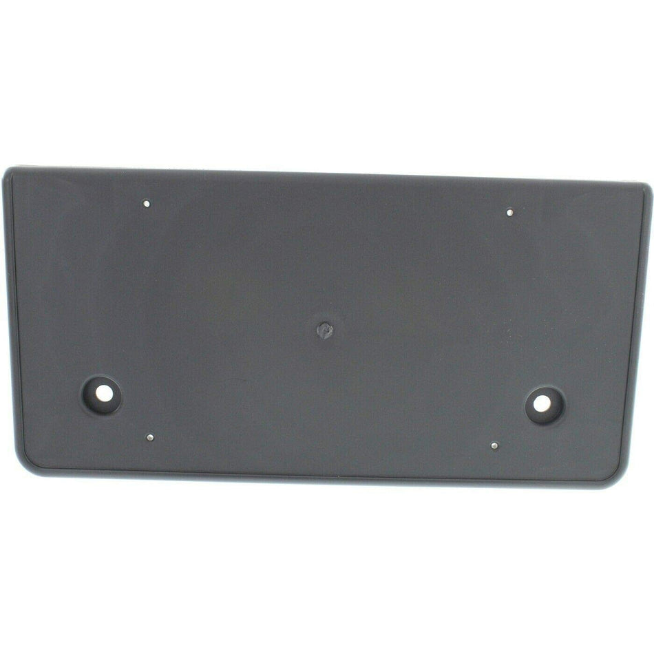 DAT AUTO PARTS Front Bumper License Plate Frame Tag Mounting Bracket Holder Cover Replacement for 2012-2015 Volkswagen Passat Black Textured Plasti...