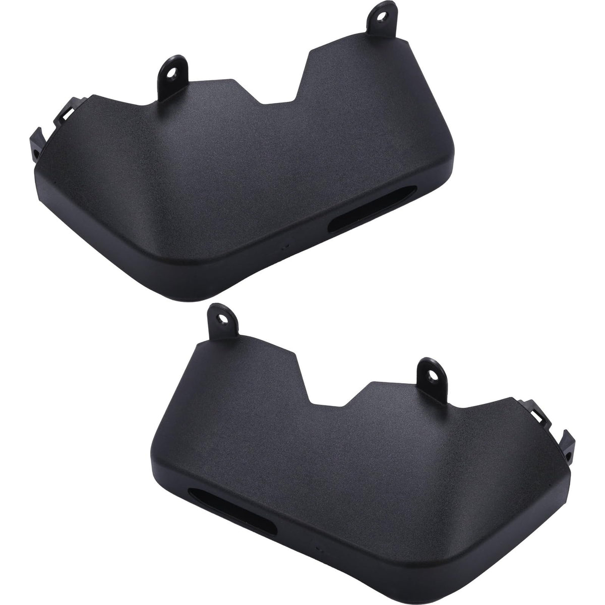 Front Left & Right Side PAIR, Mud Splash Flap Guard, Fits 2020–2025 Chevrolet Pickup Silverado 2500 & 3500 Without ZR2 Models, Black PP Plastic Tex...