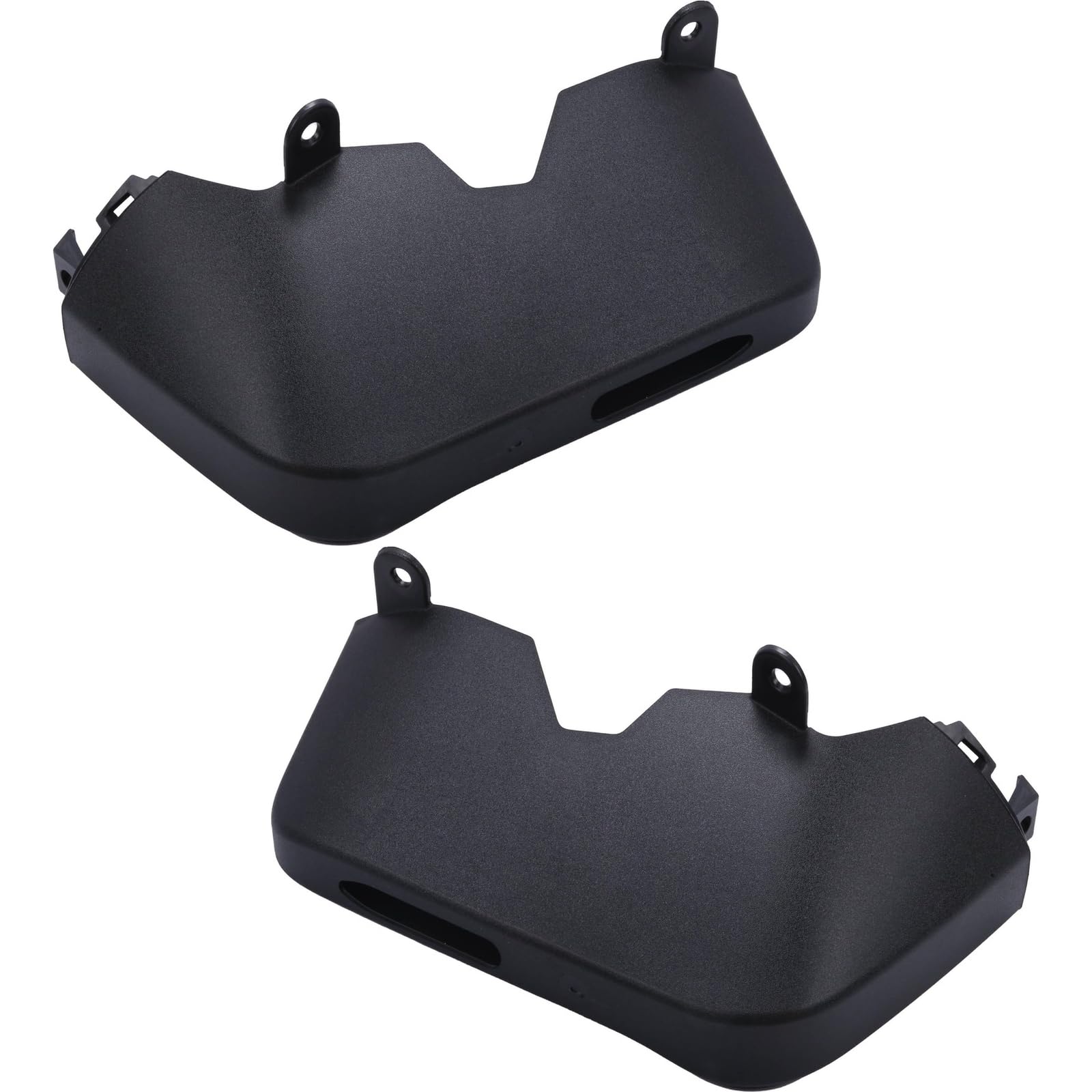Front Left & Right Side PAIR, Mud Splash Flap Guard, Fits 2020–2025 Chevrolet Pickup Silverado 2500 & 3500 Without ZR2 Models, Black PP Plastic Tex...