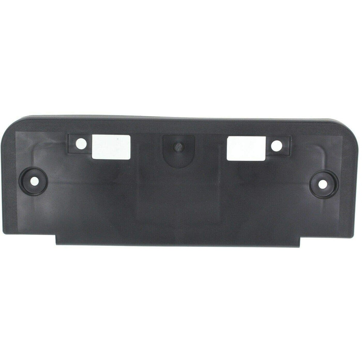 DAT AUTO PARTS Front Bumper License Plate Mounting Bracket Tag Holder Replacement for 2009-2014 Nissan Cube Without Krom Black Textured Plastic NI1...