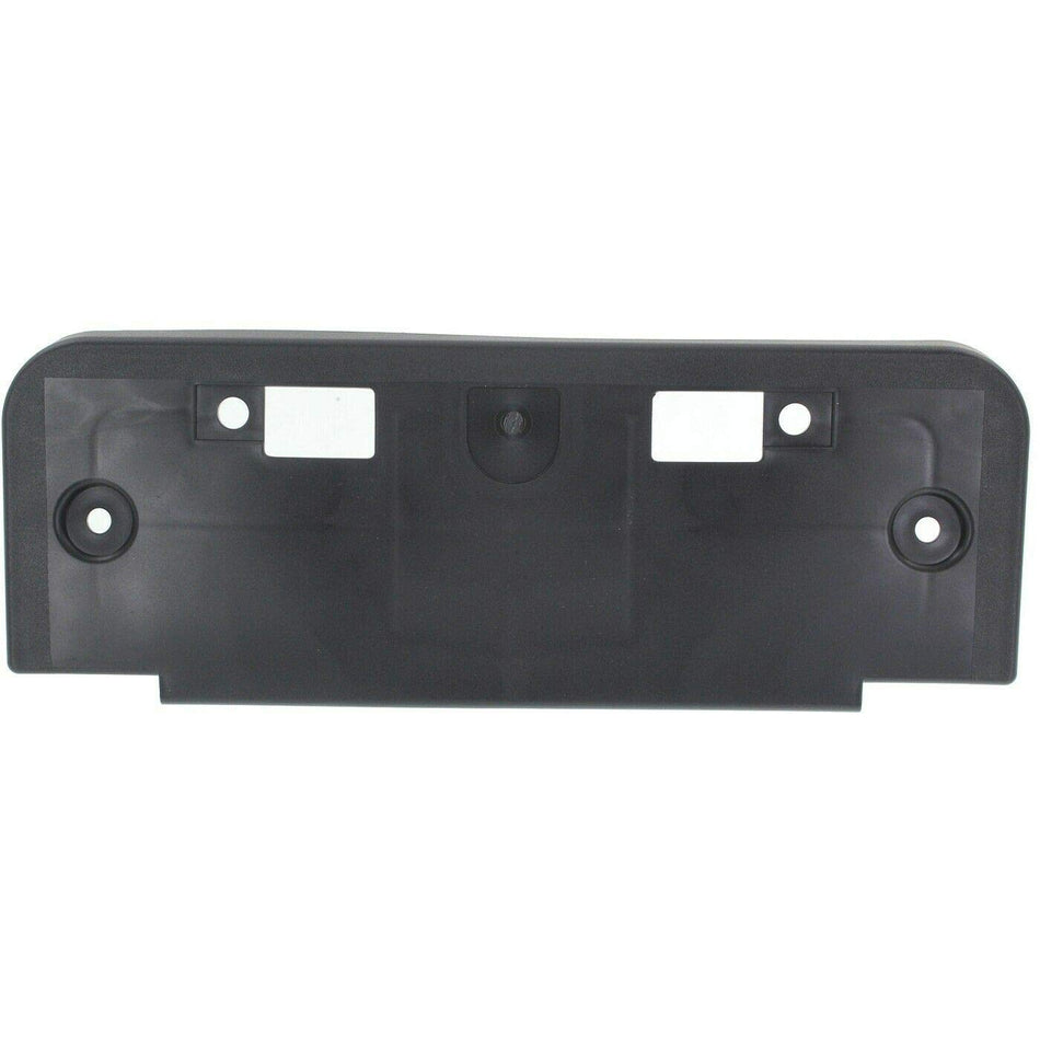 DAT AUTO PARTS Front Bumper License Plate Mounting Bracket Tag Holder Replacement for 2009-2014 Nissan Cube Without Krom Black Textured Plastic NI1...